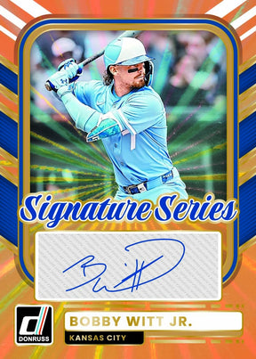 2026 Panini Donruss Baseball Blaster Hobby, Box (Red and Blue Laser Parallels)