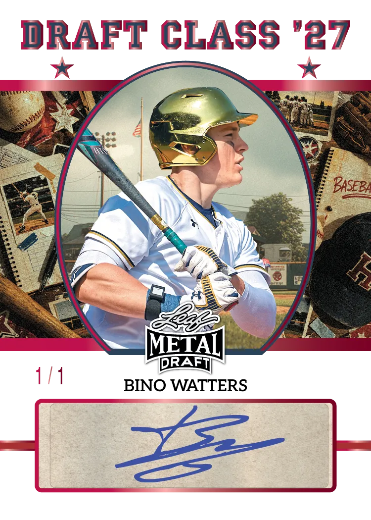 2026 Leaf Metal Draft Edition Baseball Hobby, 12 Box Case