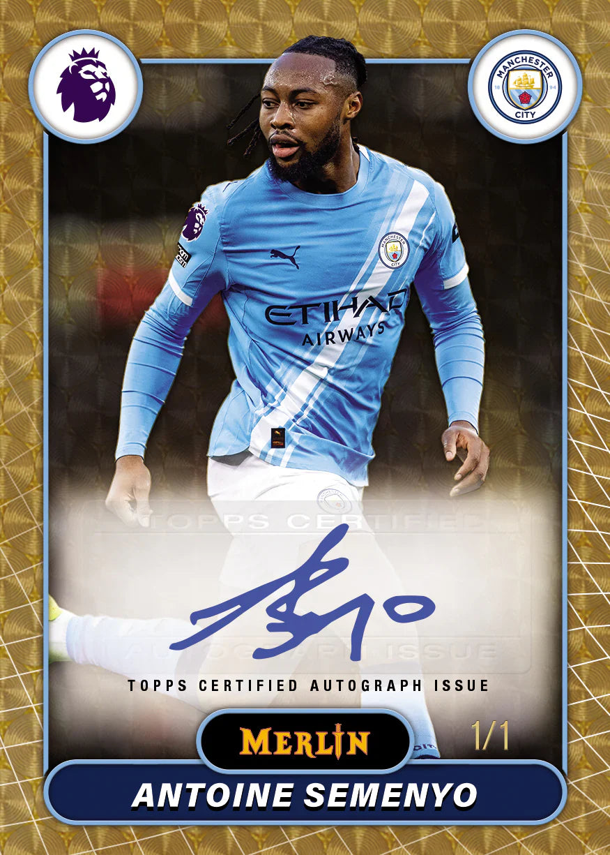 2026 Topps Merlin Premier League Soccer Blaster, 40 Box Case