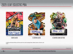 2025 Leaf Eclectic Professional Bowlers Association PBA Jumbo, 8 Box Case