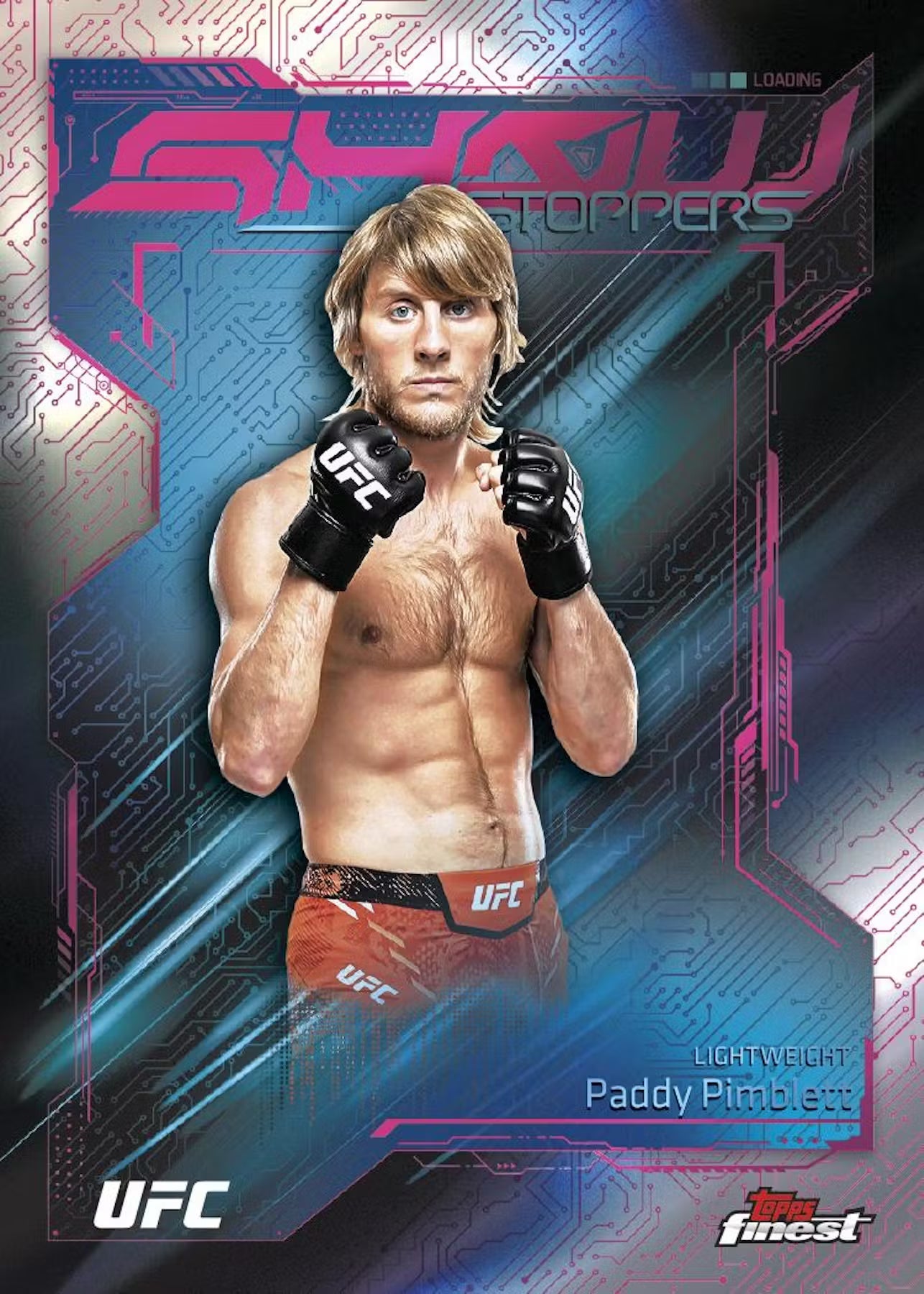2025 Topps UFC Finest Hobby, 8 Box Case