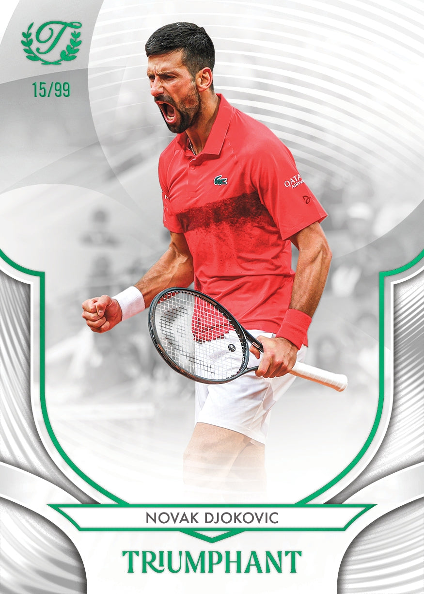 2025 Topps Triumphant Tennis Hobby, 10 Box Case