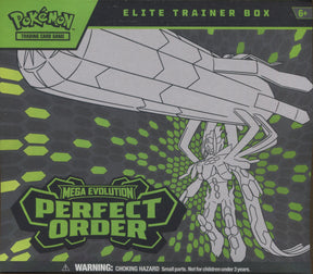 Pokemon Mega Evolution Perfect Order, 10 Elite Trainer Box (ETB) Case
