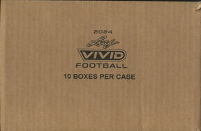 2024 Leaf Vivid Football Hobby, 10 Box Case