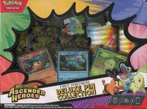 Pokemon Mega Evolution Ascended Heroes First Partners Deluxe Pin Collection, 6 Box Case