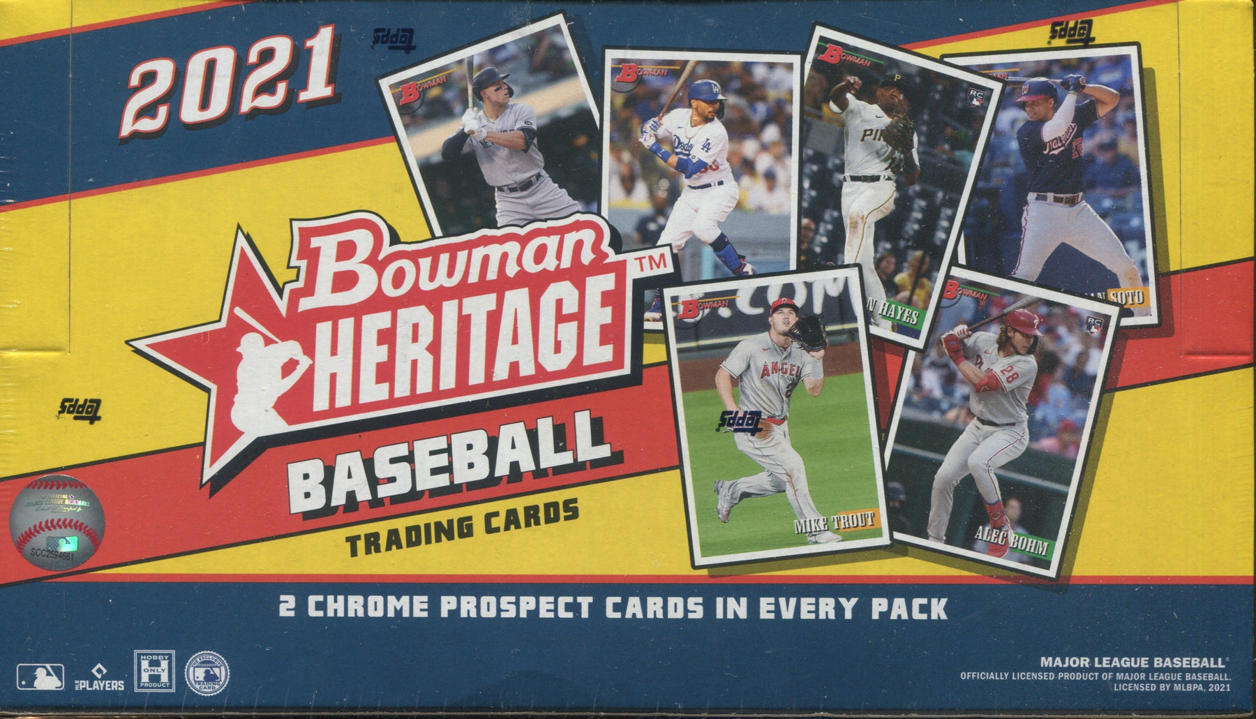 *LAST BOX* 2021 Bowman Heritage Baseball Hobby, Box