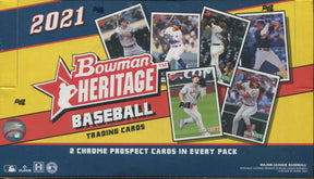 *LAST BOX* 2021 Bowman Heritage Baseball Hobby, Box
