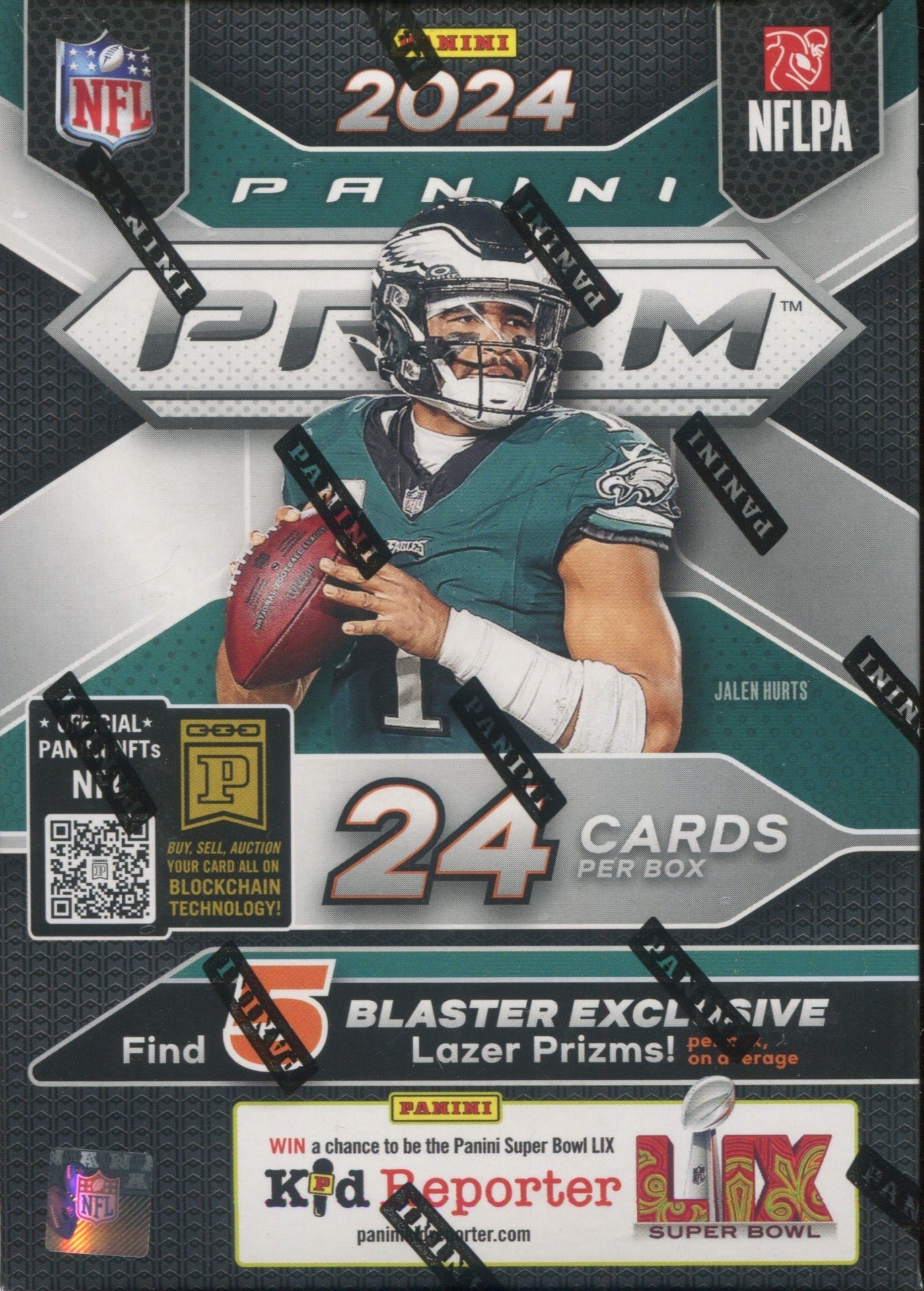 2024 Panini Prizm Football, Blaster Box (LAZER PRIZMS)