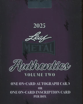 2025 Leaf Metal Authentics Volume 2 Hobby, Box