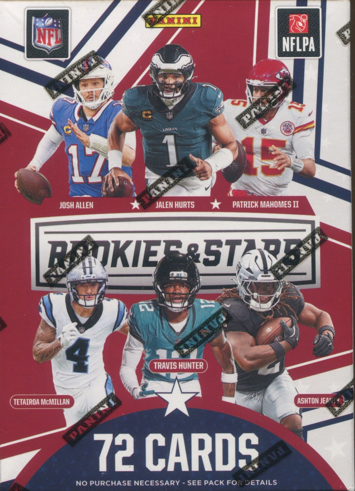 2025 Panini Rookies & Stars Football Hobby Blaster, Box (Blue Plaid Parallels)