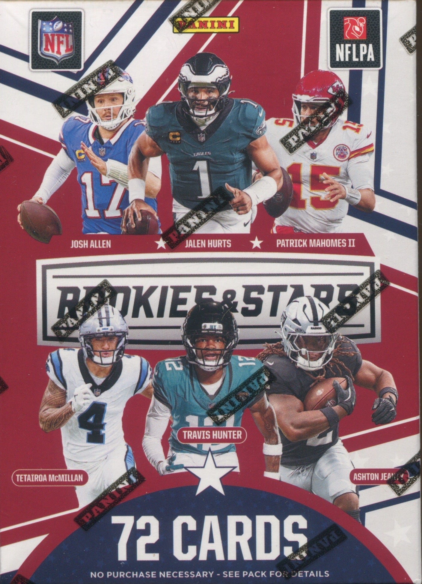 2025 Panini Rookies & Stars Football Hobby Blaster, Box (Blue Plaid Parallels)