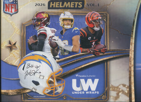 2026 Fanatics Under Wraps Replica Mystery NFL Helmet Volume I, Box