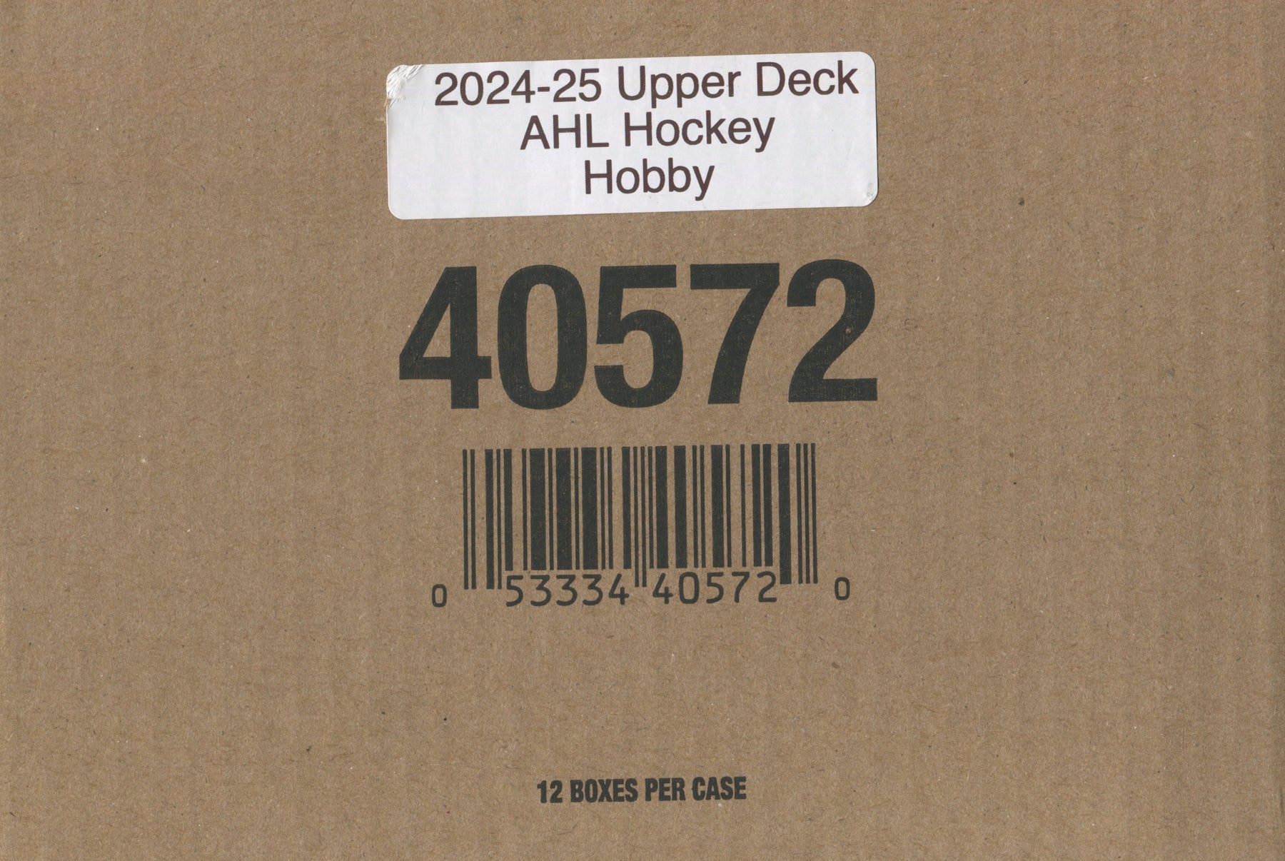 2024-25 Upper Deck AHL Hockey Hobby, 12 Box Inner Case