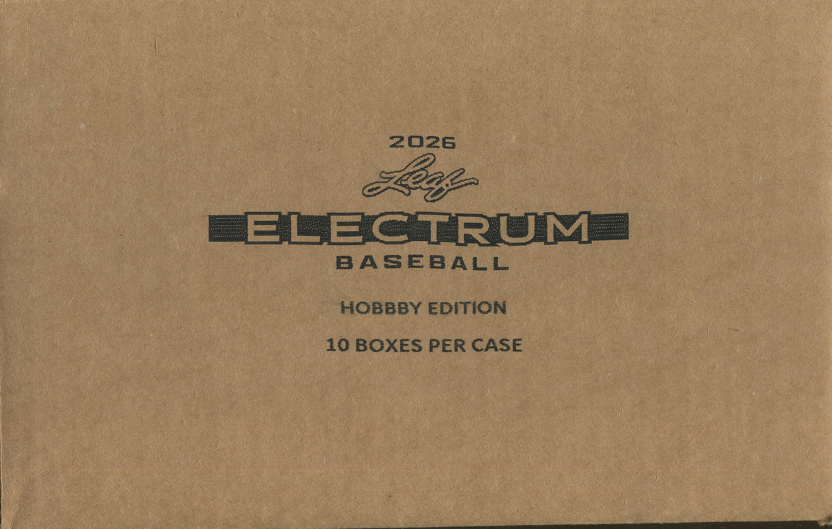 2026 Leaf Electrum Baseball Hobby, 10 Box Case