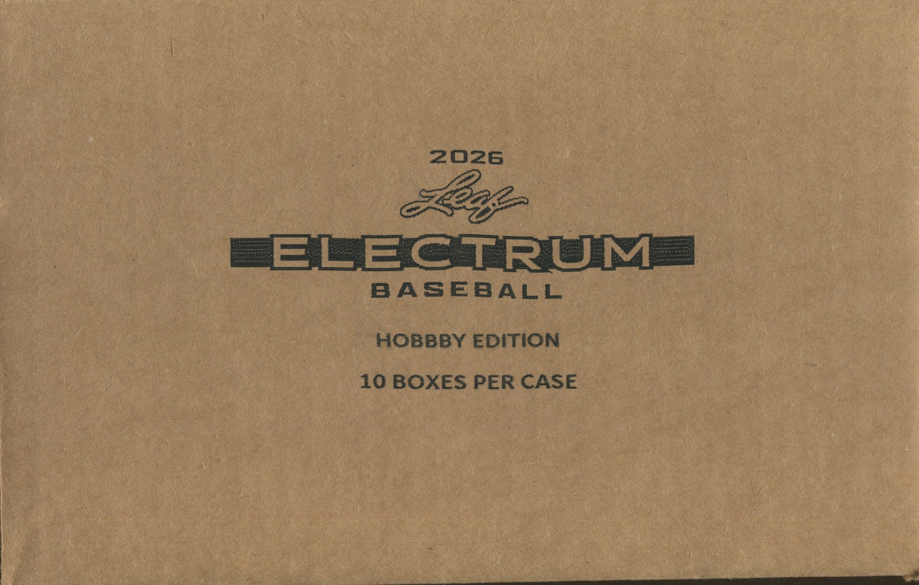 2026 Leaf Electrum Baseball Hobby, 10 Box Case