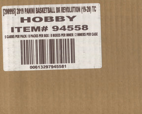 2019-20 Panini Revolution Basketball Hobby, 16 Box Master Case