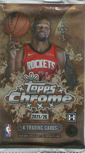 2025-26 Topps Chrome Cactus Jack Basketball Hobby, Pack