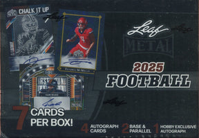 2025 Leaf Metal Football Hobby, Box