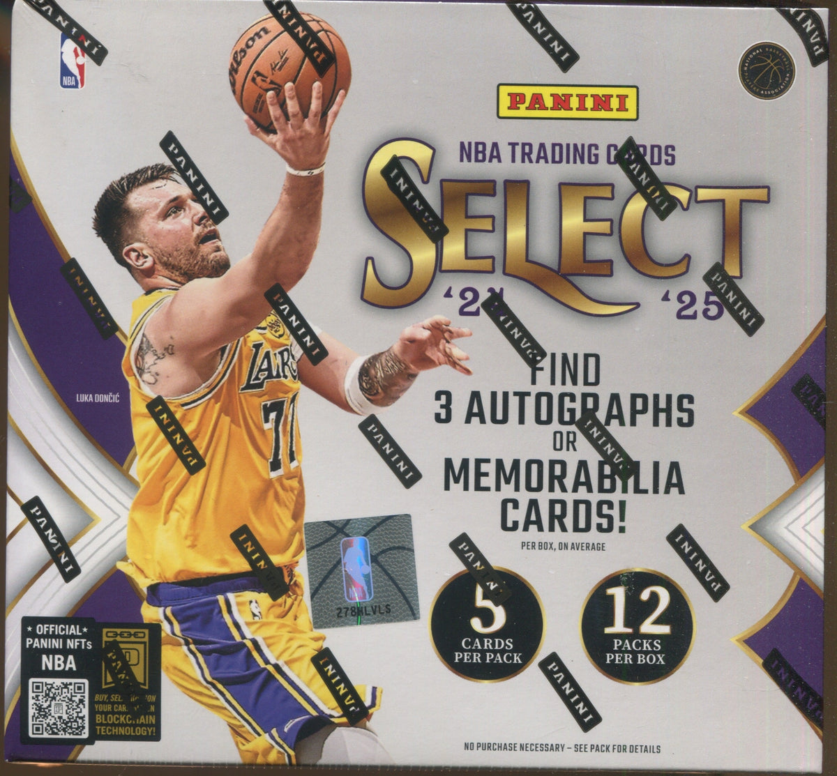2024-25 Panini Select Basketball Hobby, Box