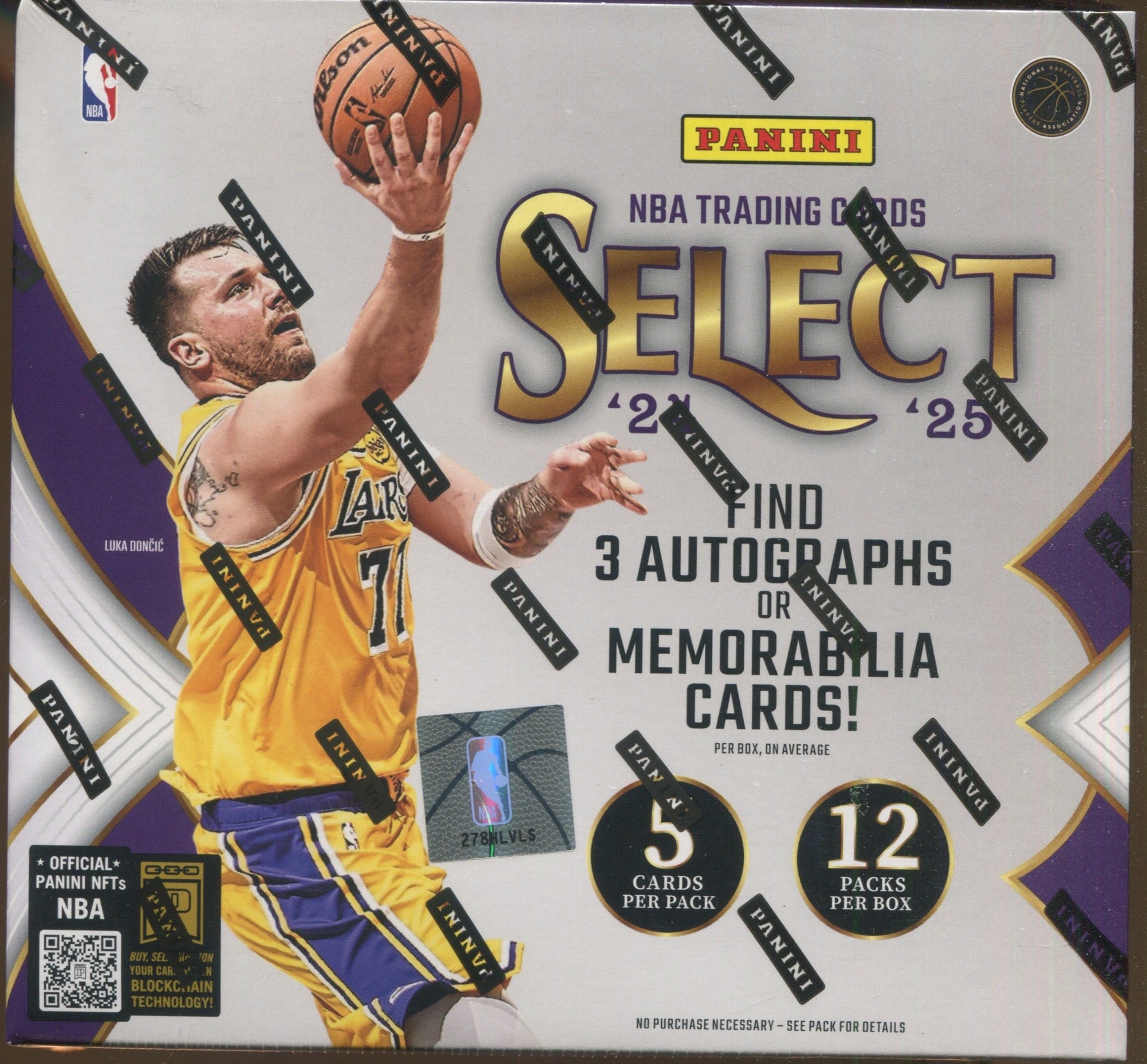 2024-25 Panini Select Basketball Hobby, Box