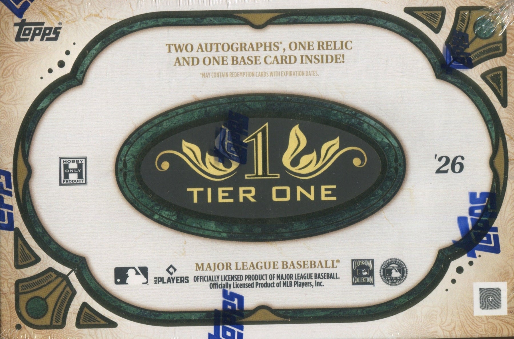 2026 Topps Tier One Baseball Hobby, Box