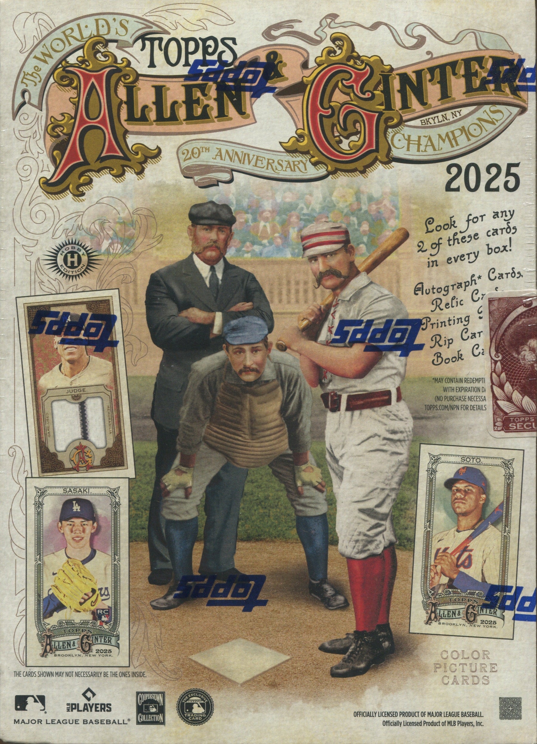 2025 Topps Allen & Ginter Baseball Hobby, Box