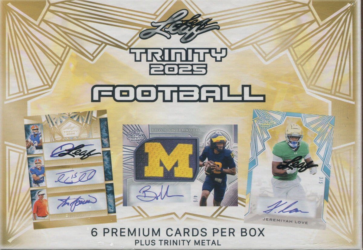 2025 Leaf Trinity Football Hobby, Box