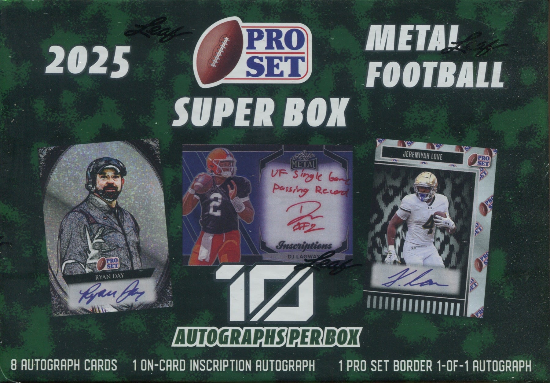 2025 Leaf Pro Set Metal Football Super, Box