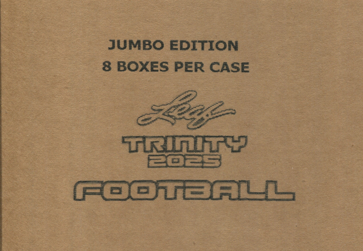 2025 Leaf Trinity Football Jumbo, 8 Box Case