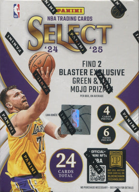 2024-25 Panini Select Basketball Hobby, 20 Blaster Box Case (Green & Red Mojo)