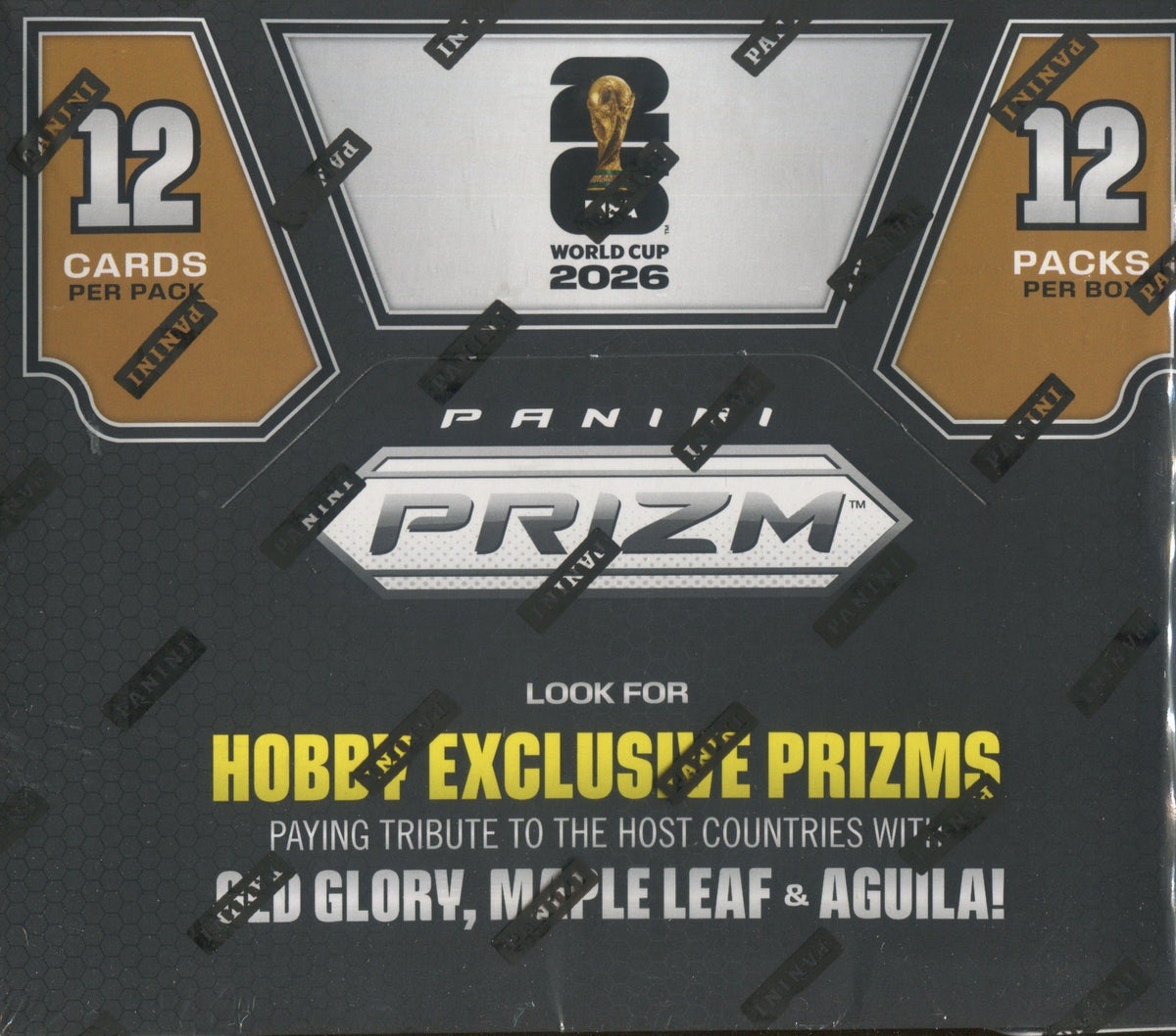 2026 Panini Prizm World Cup Soccer Hobby, 12 Box Case