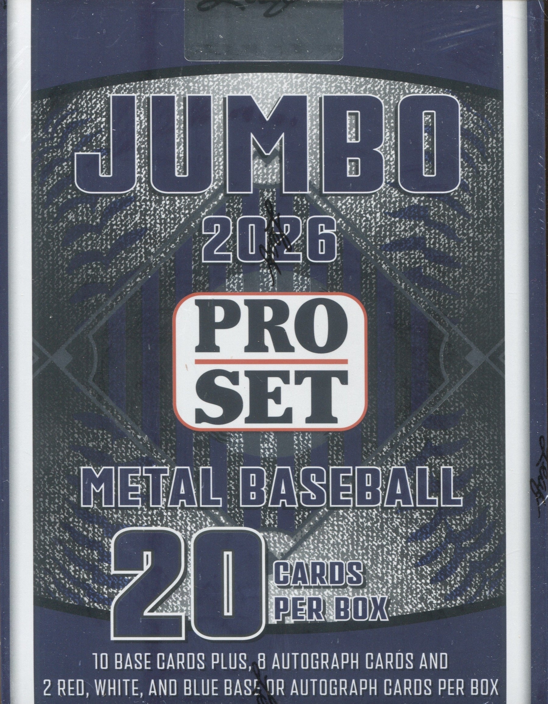 2026 Pro Set Metal Baseball Jumbo, Box