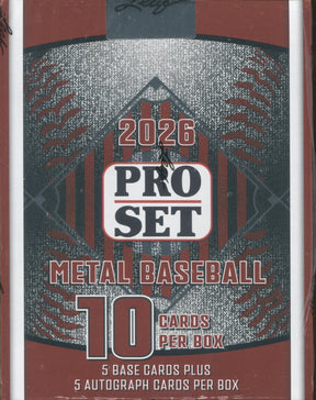 2026 Pro Set Metal Baseball Hobby, Box