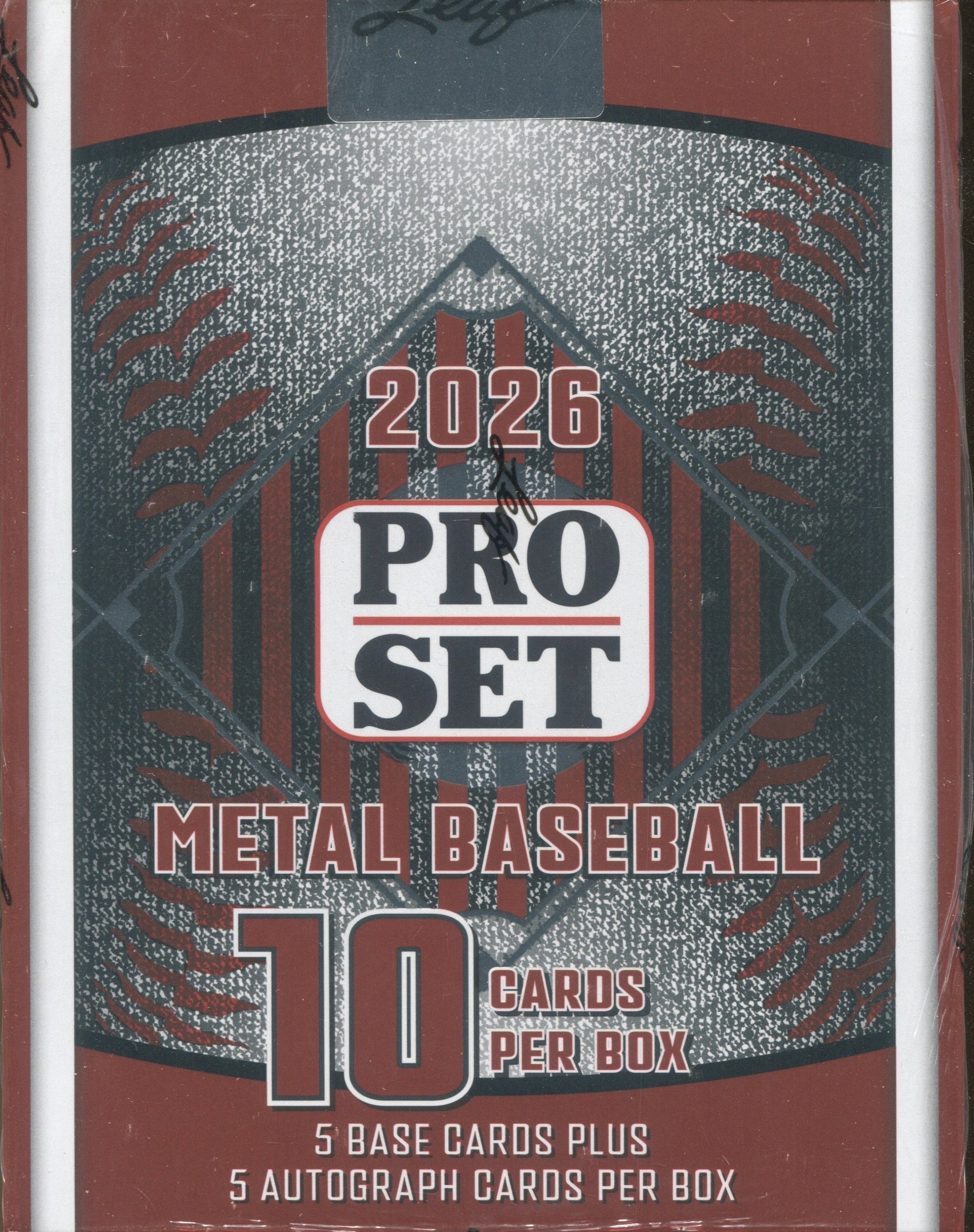 2026 Pro Set Metal Baseball Hobby, 10 Box Case