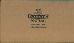 2024 Leaf Eclectic Football Hobby, 12 Box Case