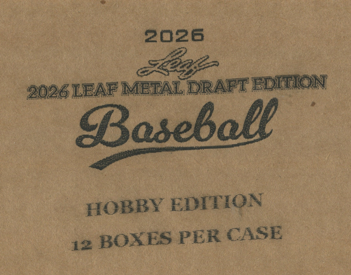 2026 Leaf Metal Draft Edition Baseball Hobby, 12 Box Case