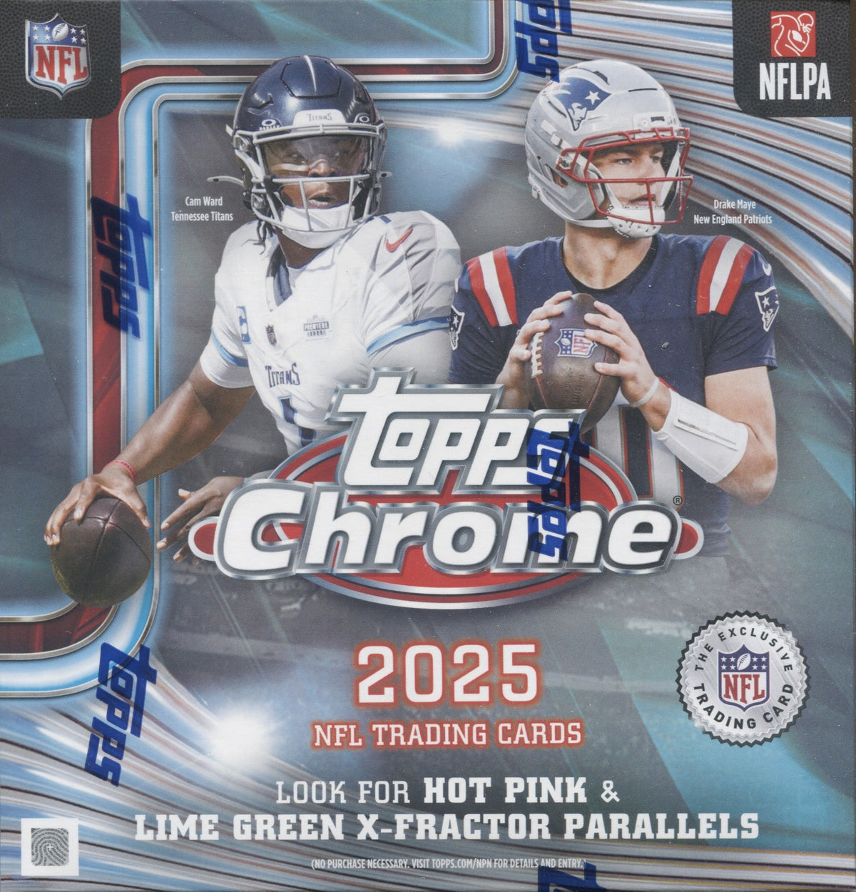 2025 Topps Chrome Football Mega, Box
