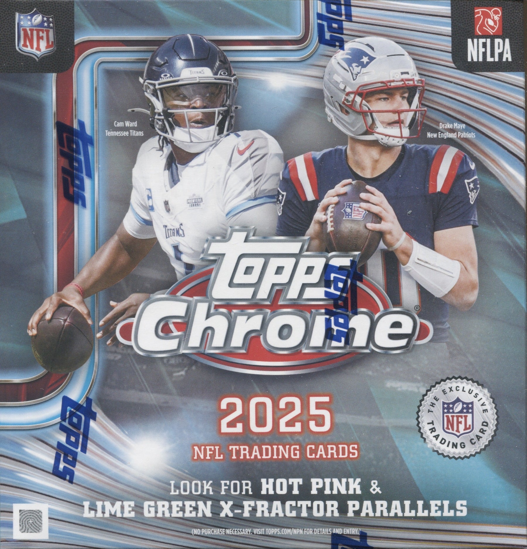 2025 Topps Chrome Football Mega, Box