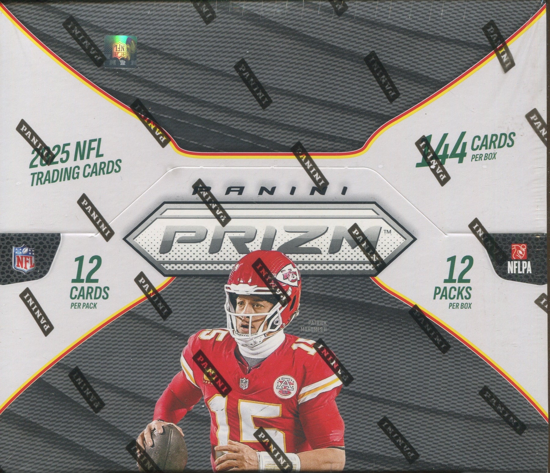 2025 Panini Prizm Football Hobby, 12 Box Case