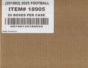 2025 Panini Select Football Hobby Mega, 20 Box Case (Black & Orange Shock)