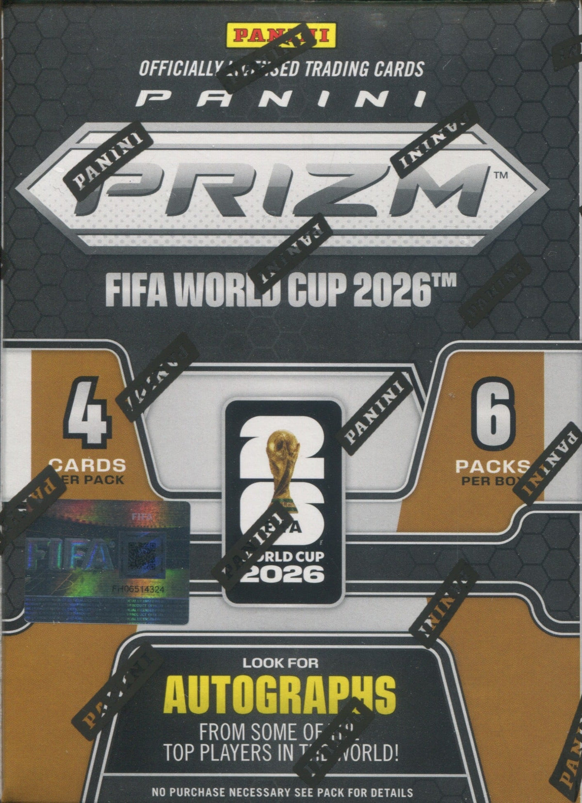 2026 Panini Prizm World Cup Soccer Hobby Blaster, Box