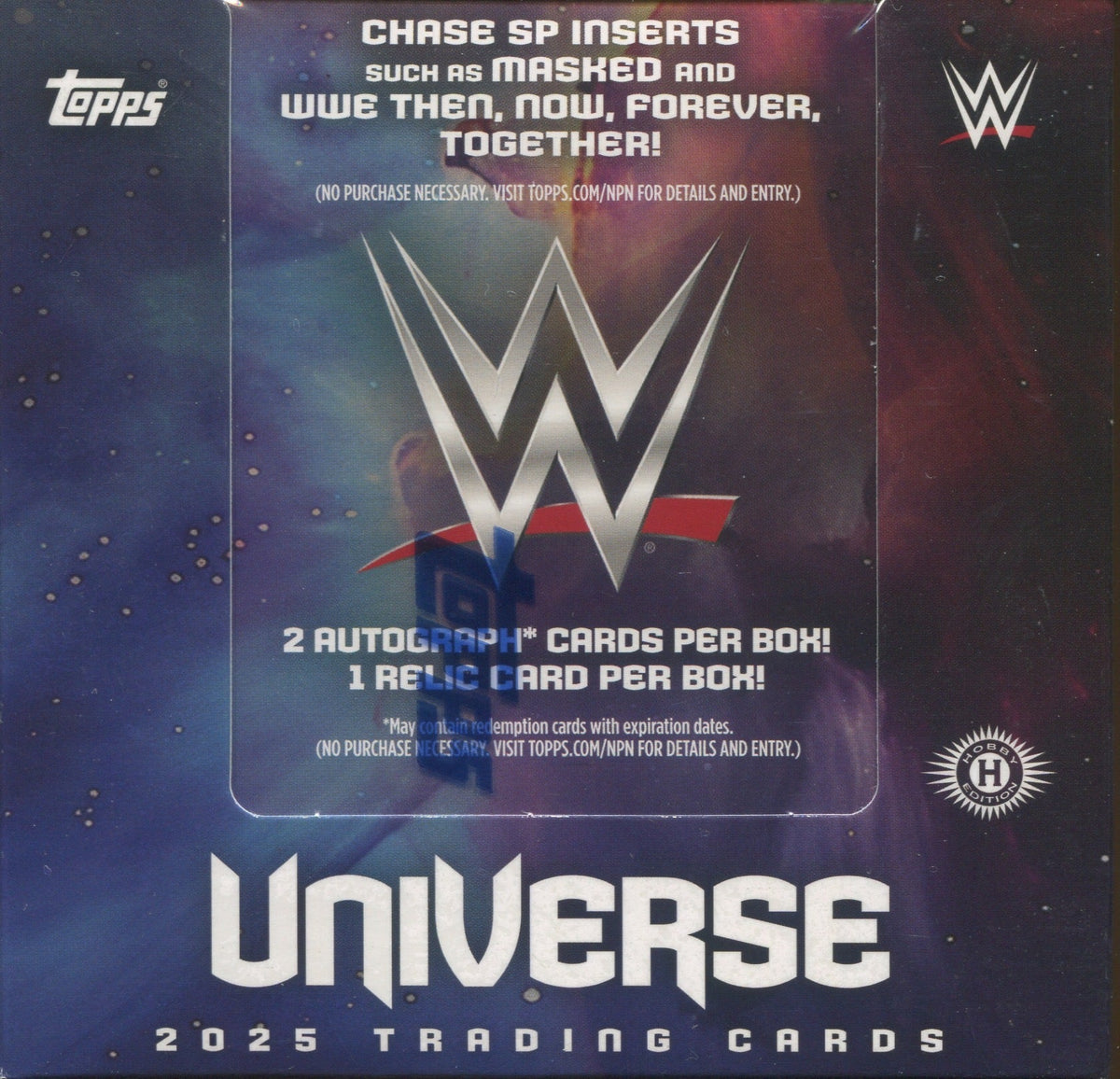 2025 Topps WWE Universe Hobby, 12 Box Case