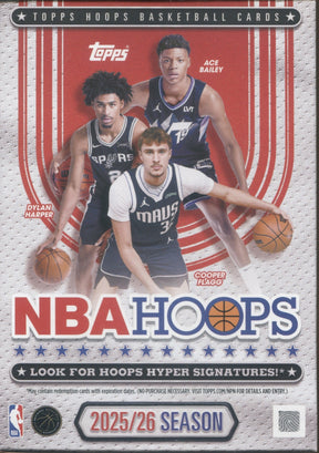 2025-26 Topps NBA Hoops Basketball Hanger, 64 Box Case