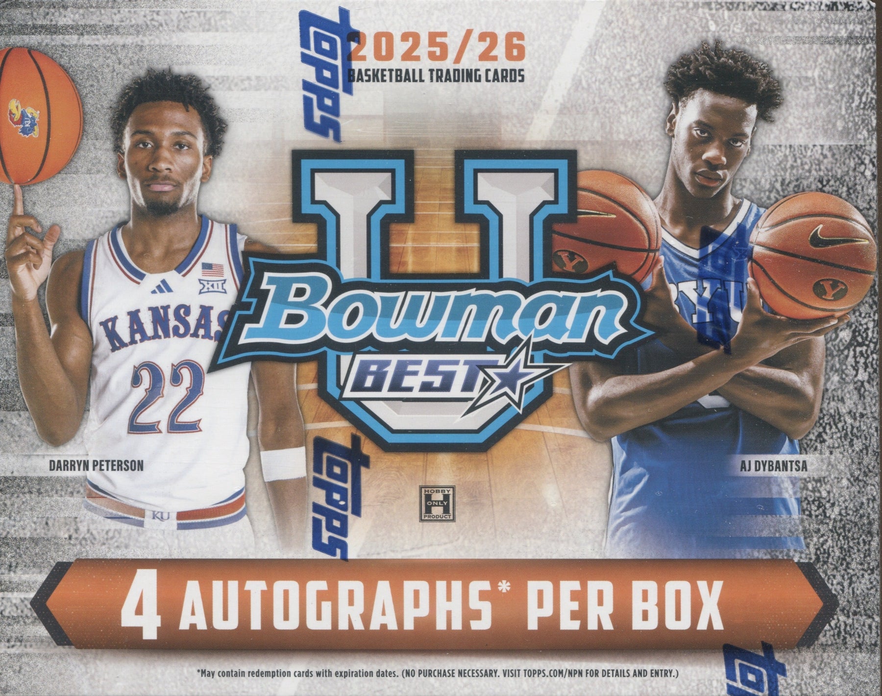 2025-26 Bowman University Best Basketball Hobby, Box