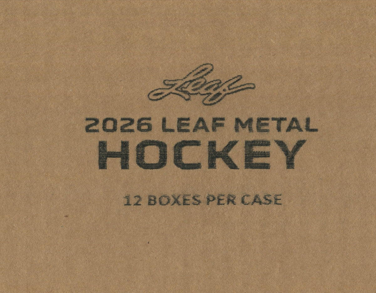2026 Leaf Metal Hockey Hobby, 12 Box Case
