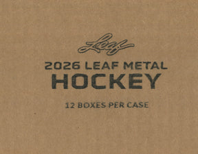 2026 Leaf Metal Hockey Hobby, 12 Box Case