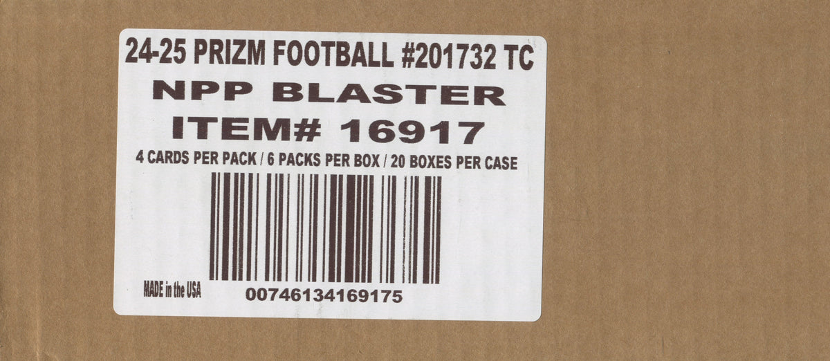 2024 Panini Prizm Football, 20 Blaster Box Case (LAZER PRIZMS)