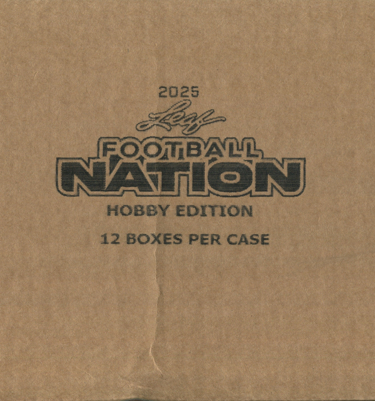 2025 Leaf Football Nation Hobby, 12 Box Case