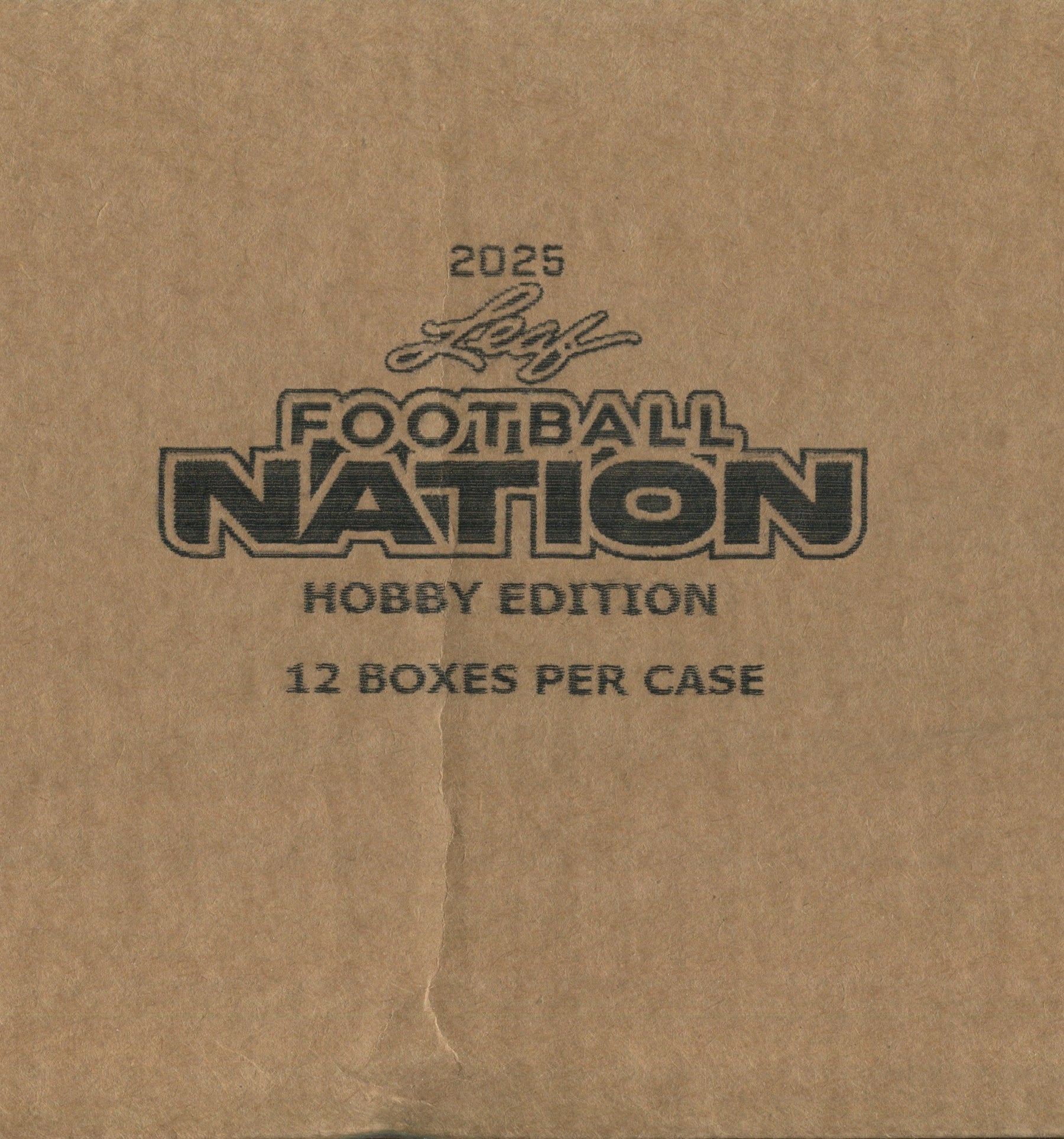2025 Leaf Football Nation Hobby, 12 Box Case
