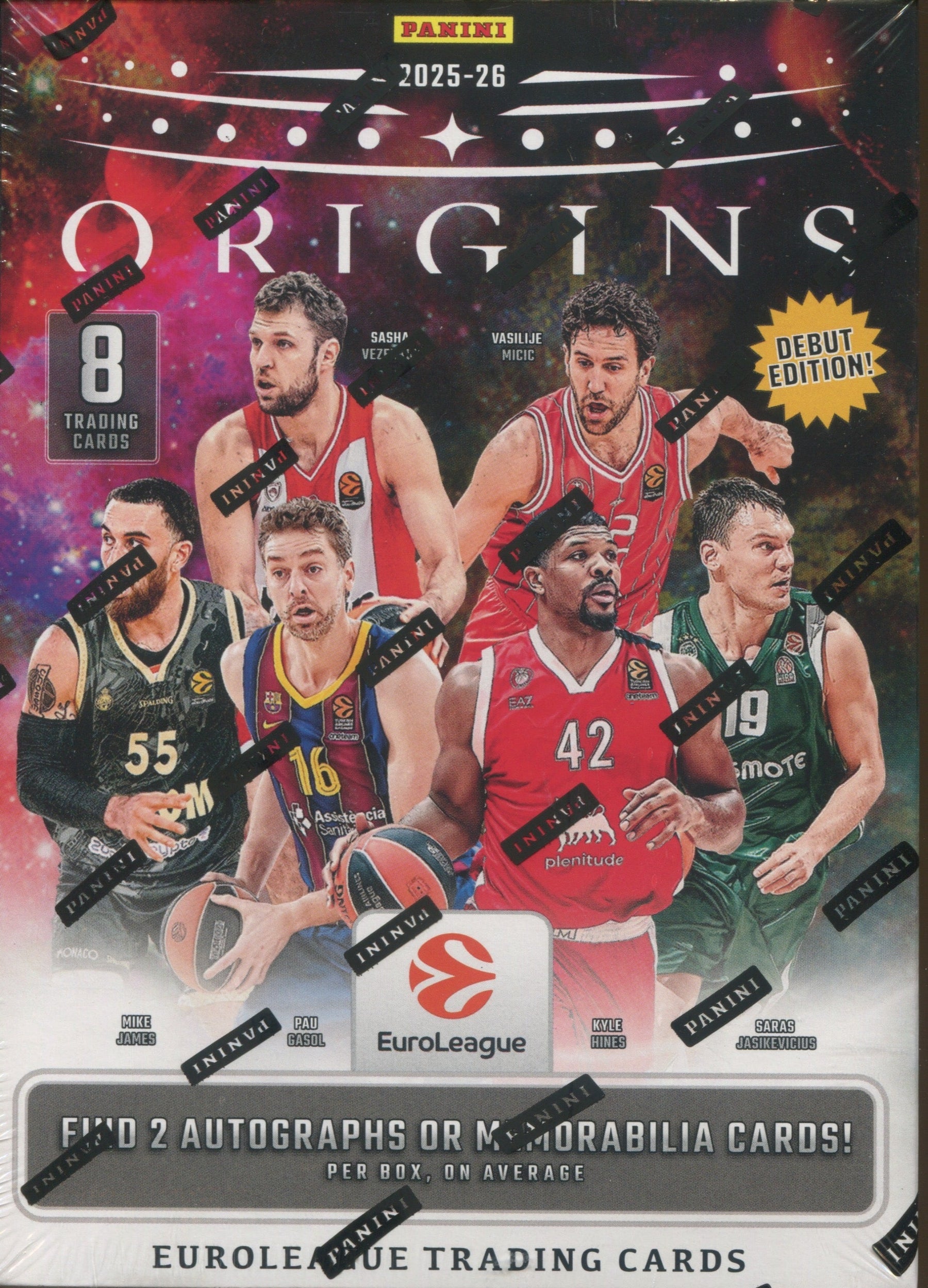 2025-26 Panini Origins EuroLeague Basketball Hobby, 12 Box Case